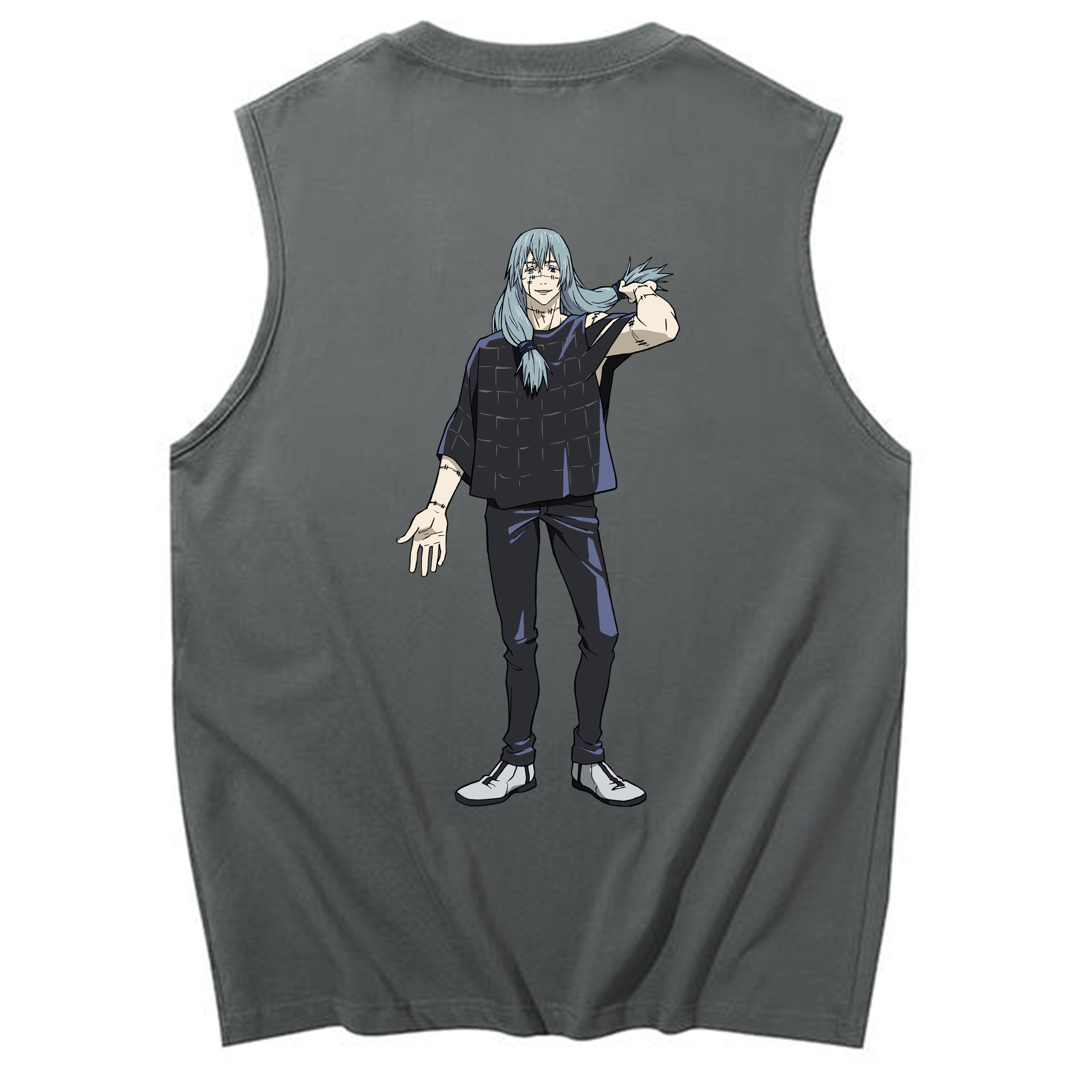 （画像用） 呪術廻戦 Jujutsu Kaisen コットン100％タンクトップ（背面プリント）